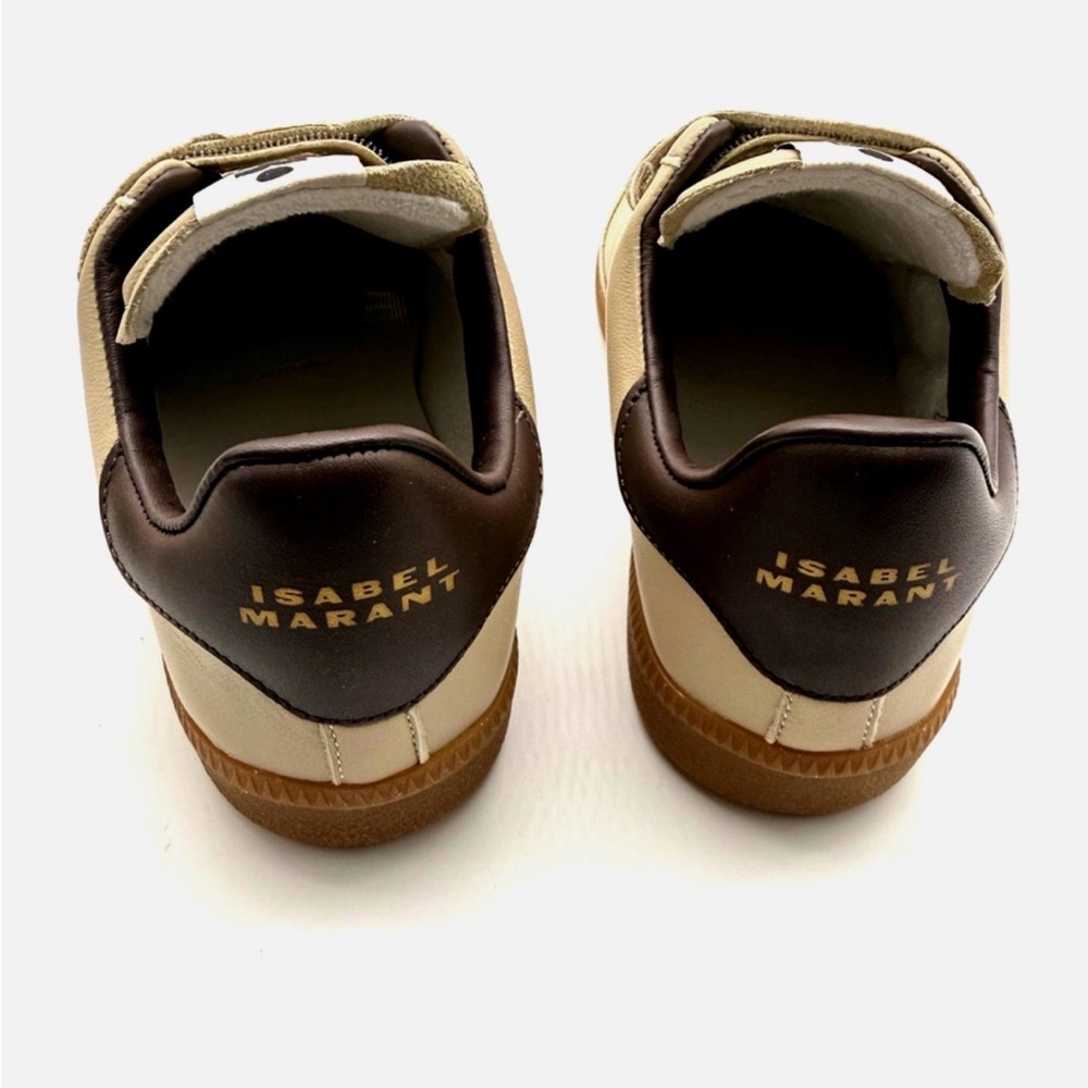 Isabel Marant Beth Leather Low-Top Sneakers - Picture 3 of 7
